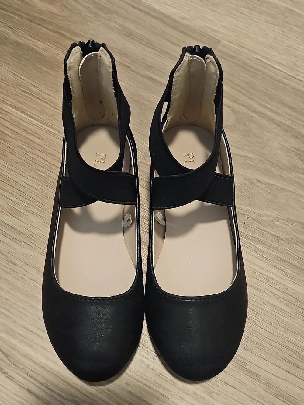 The Children's Place Black Girls' Mary Jane Ballet Flats